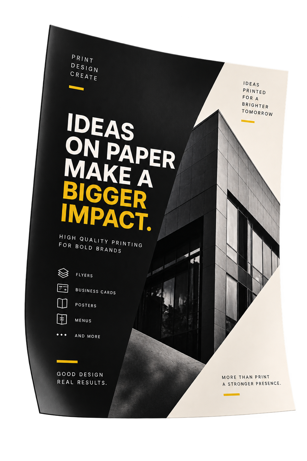 Printed flyer